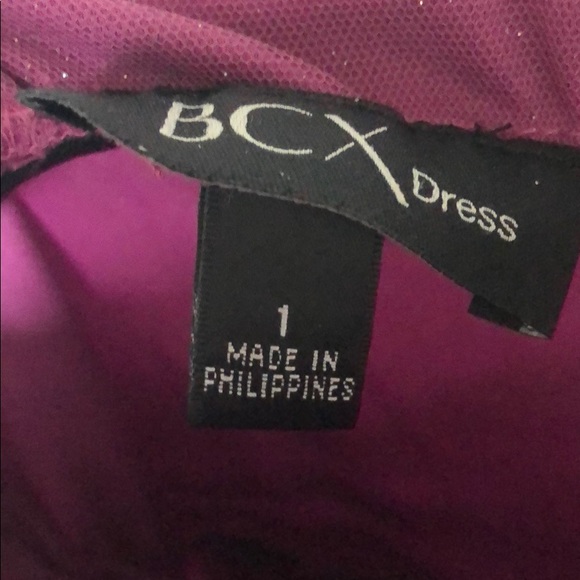 BCX Dress Sparkly Cocktail Homecoming Dress Mauve in Size 1 - Picture 5 of 6
